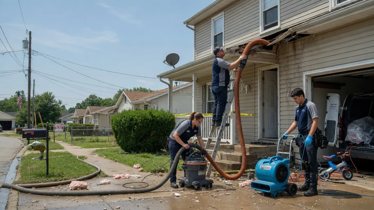 Water Damage Restoration in Bentonville, AR near me